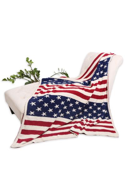AMERICAN FLAG THROW BLANKET