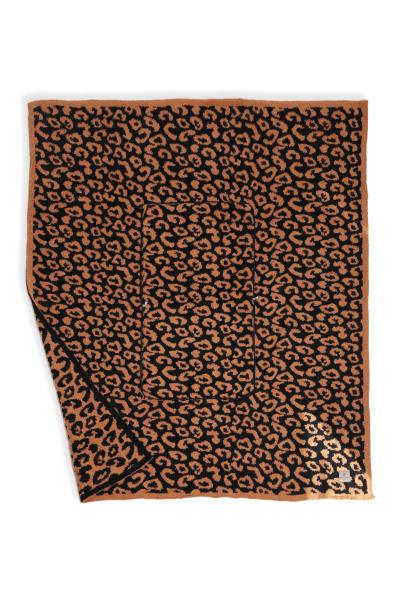 LEOPARD THROW BLANKET & PILLOW 2 IN 1