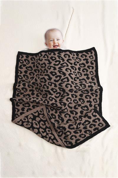 MICROFIBER LEOPARD PRINT BLANKET