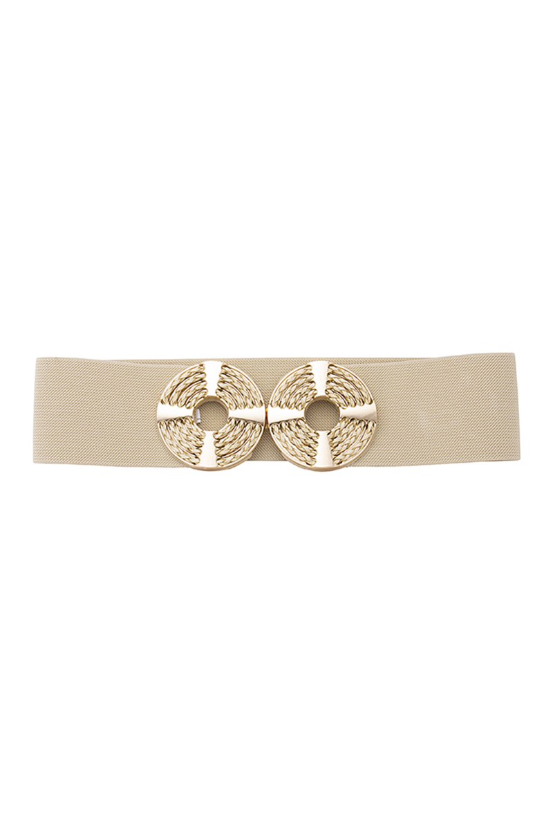 DOUBLE DESIGN METAL ROUND ELASTIC BELT
