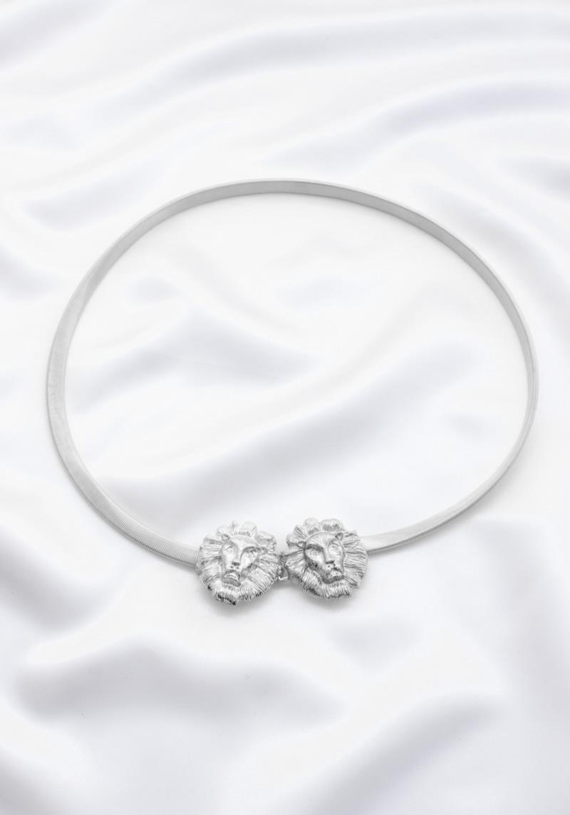 DOUBLE LION HEAD BELT