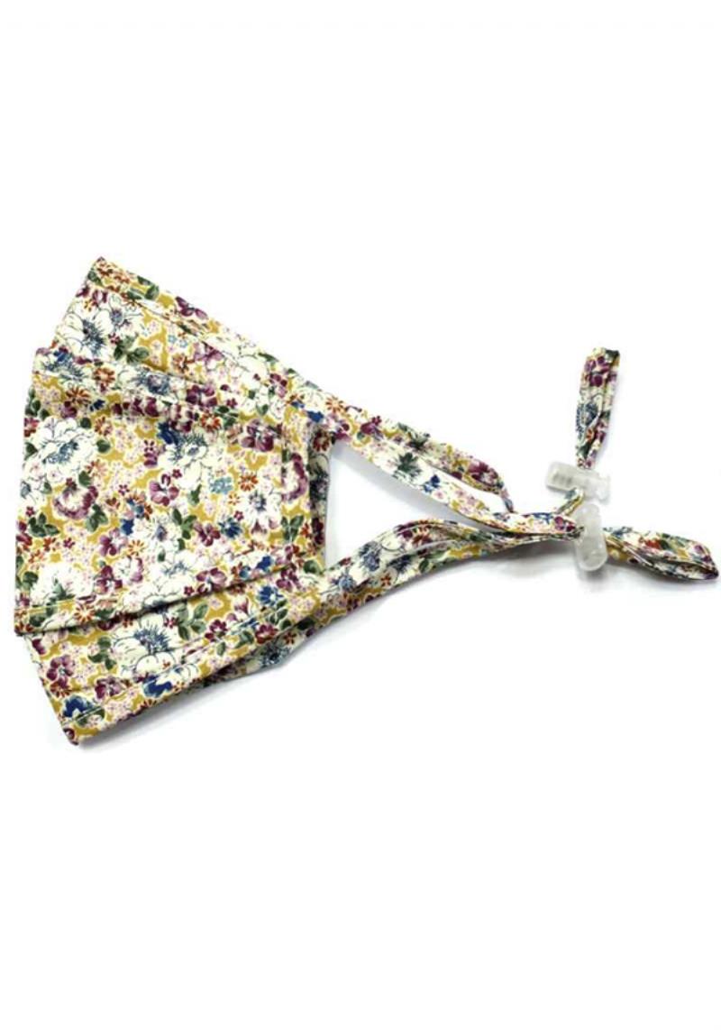 FASHION FLOWER PRINT MADE IN KOREA FACE MASK