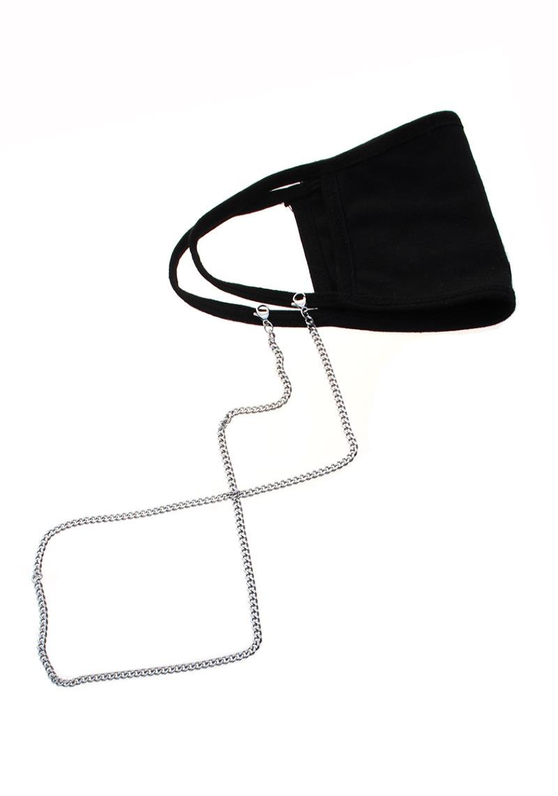 FASHION CHIC SURGICAL STEEL MASK LANYARD GLASSES CHAIN