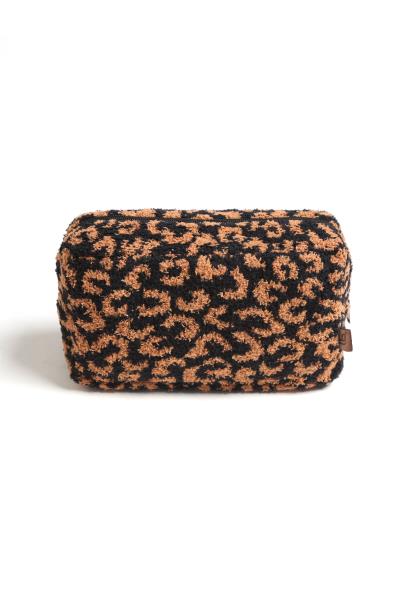 LEOPARD TRAVEL LARGE  SIZE POUCH