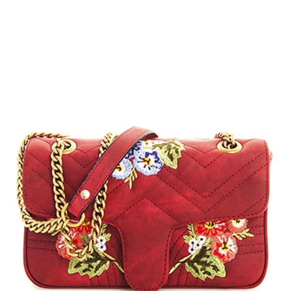 CUTE FASHION EMBROIDERED CROSSBODY BAG