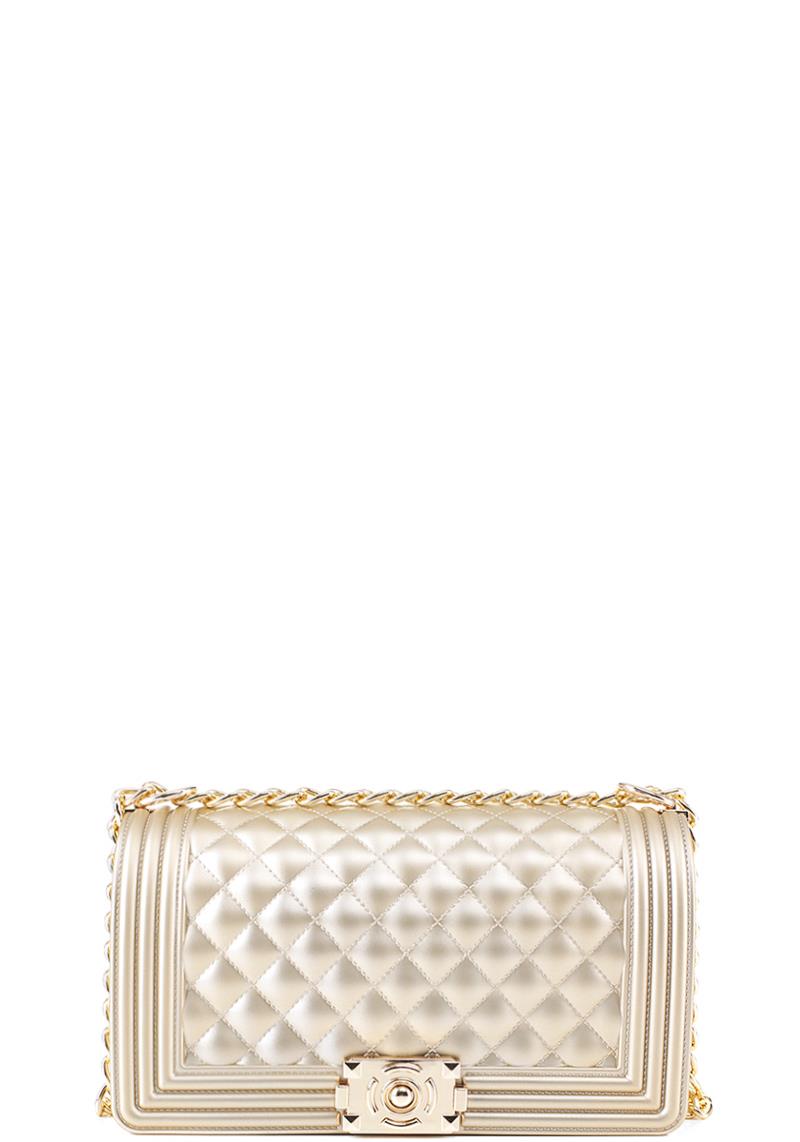 ELEGANT DESIGN STITCHED JELLY CROSSBODY BAG