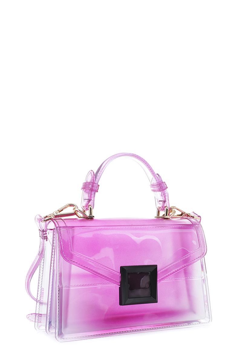 CUTE MODERN TRENDY TRANSPARENT CLEAR CROSSBODY BAG