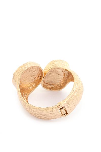 AMIMAL PRINT CHUNKY METAL BRACELET