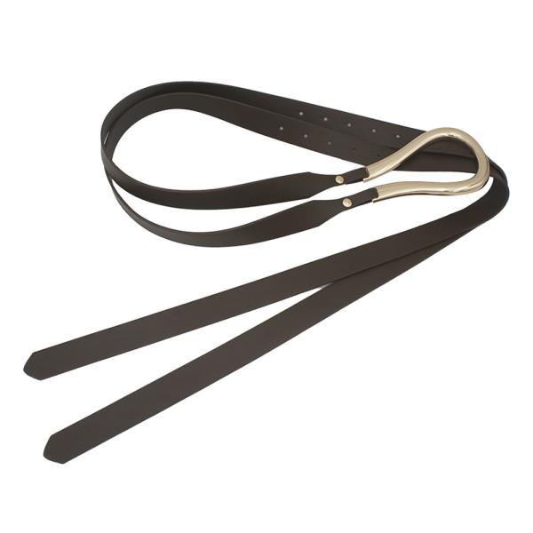SIDEWAYS TEARDROP BUCKLE WRAP AROUND BELT