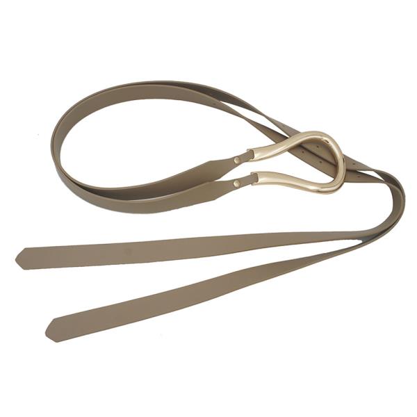 SIDEWAYS TEARDROP BUCKLE WRAP AROUND BELT