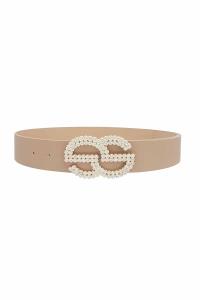 RHINESTONE BUCKLE BELT