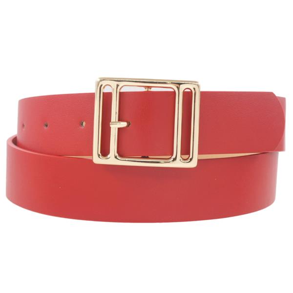 METAL SQUARE BUCKLE BELT