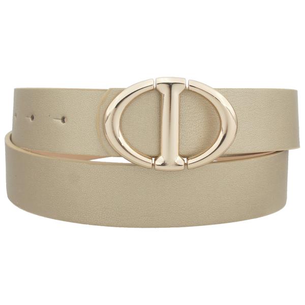 MIRRORED D BUCKLE BELT