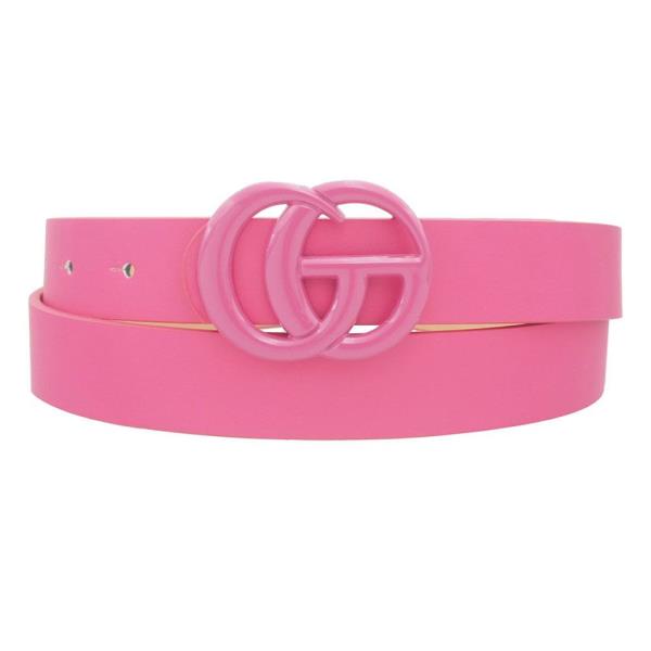 COLOR COATED GO BUCKLE BELT
