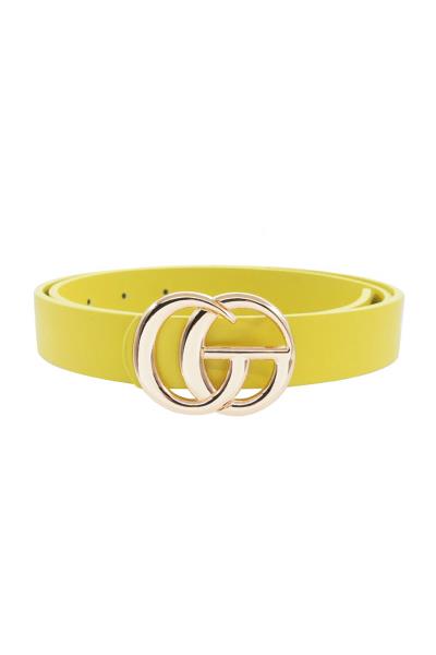 STYLISH BUCKLE ACCENT BELT