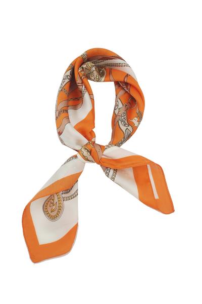 BORDERED MULTI PRINT SCARF