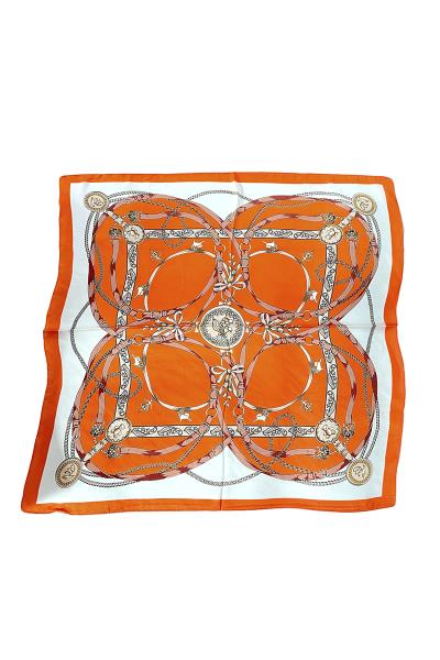 BORDERED MULTI PRINT SCARF
