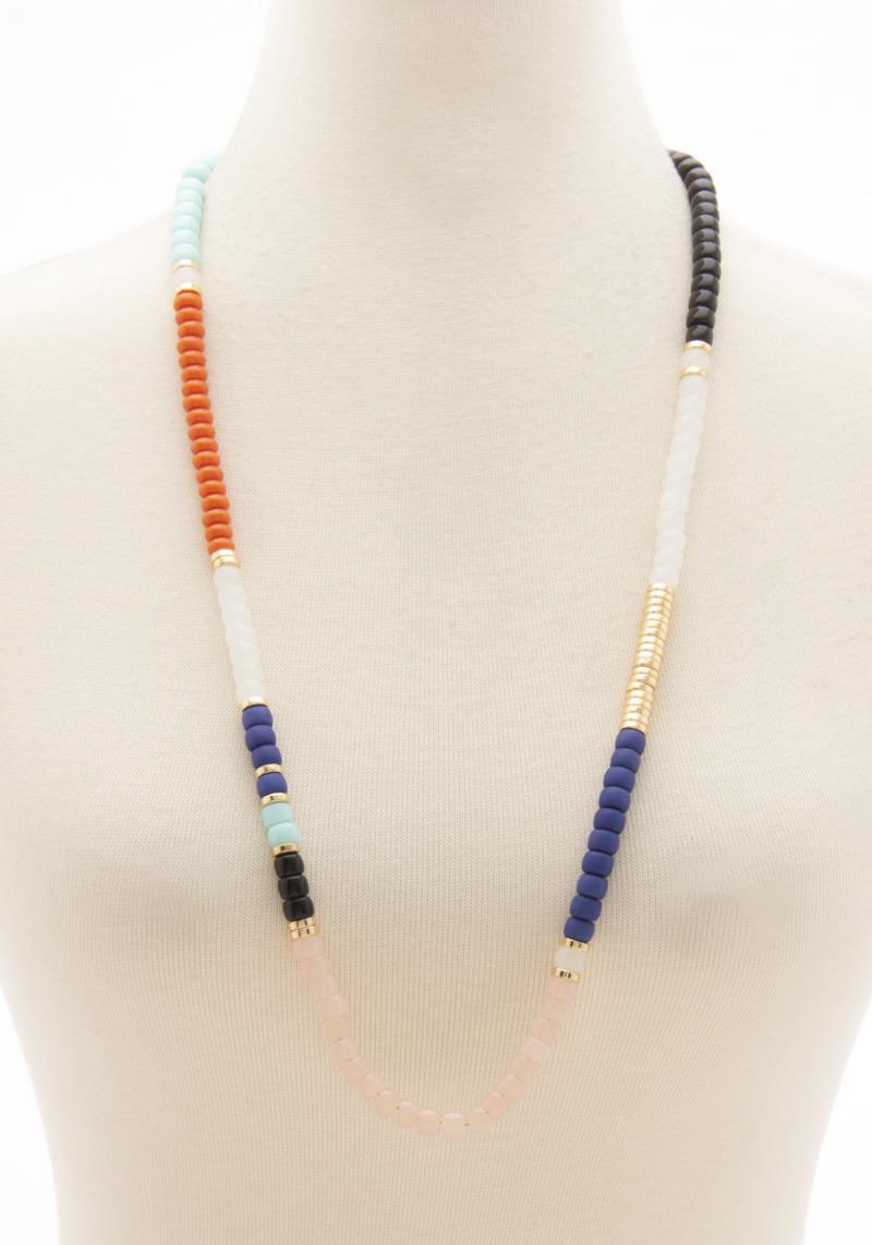 COLORFUL BEADED NECKLACE