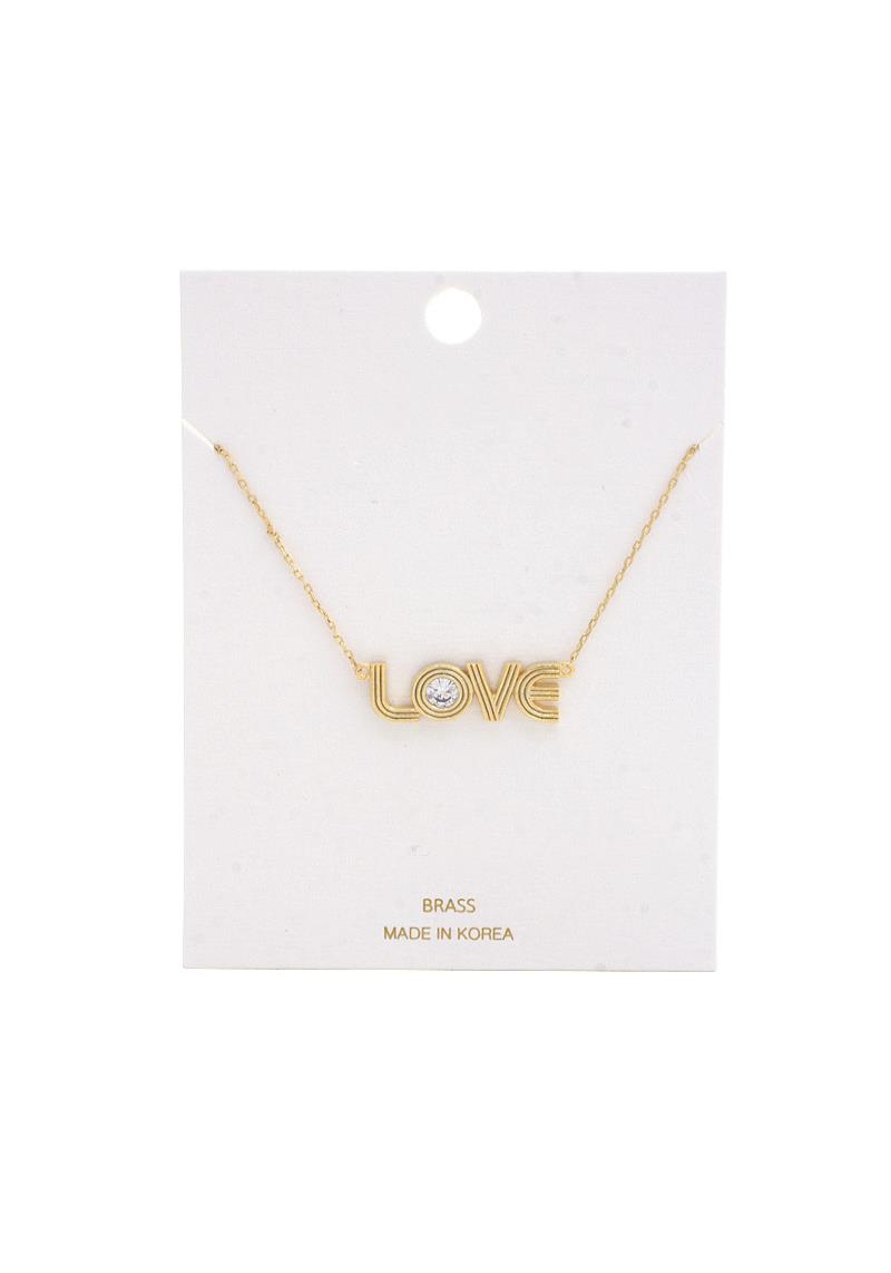 LOVE METAL NECKLACE