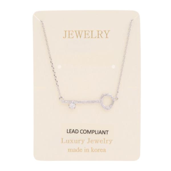 KEY PENDANT NECKLACE