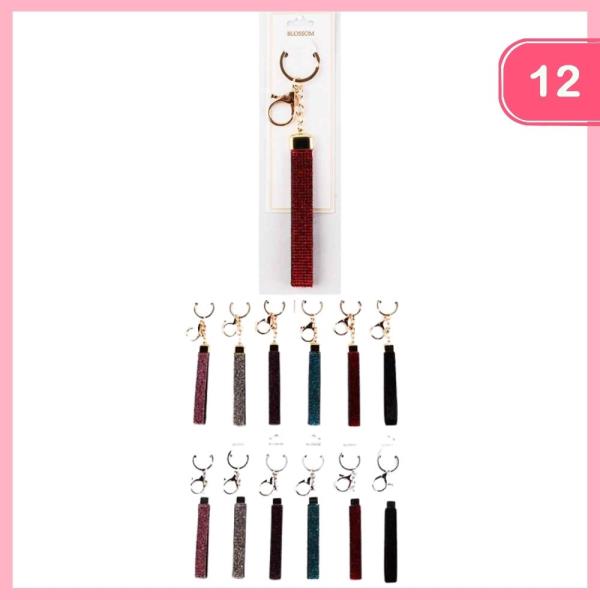 RHINESTONE KEYCHAIN (12 UNITS)