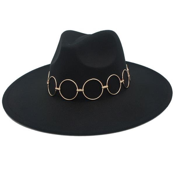 ROUND STRAP SUEDE FEDORA