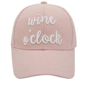 FASHION WINE O` CLOCK CAP HAT