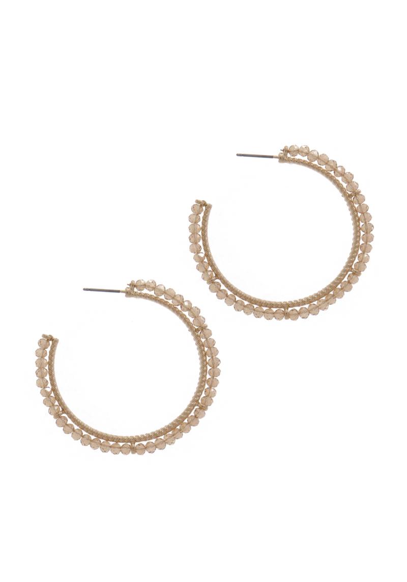BEADED EARRING