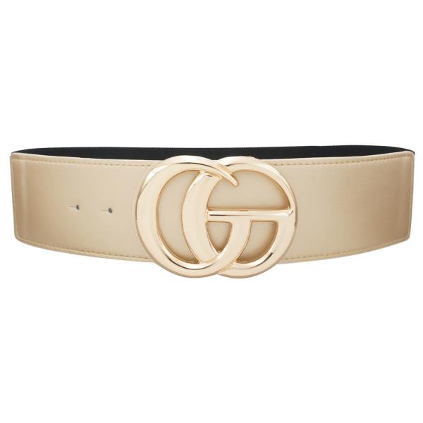 TRENDY FASHION PU ELASTIC BELT