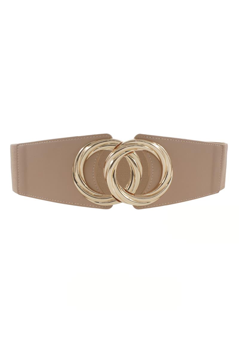 PLUS SIZE HOOK FRONT TWIST INFINITY ELASTIC BELT