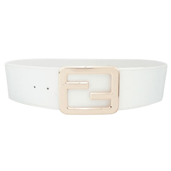 F SHAPE METAL BUCKLE ELASTIC BELT