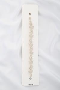 LEAF PATTERN RHINESTONE HAIR VINE