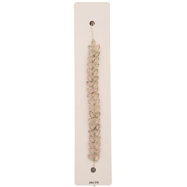MARQIUSE SHAPE RHINESTONE HEADPIECE
