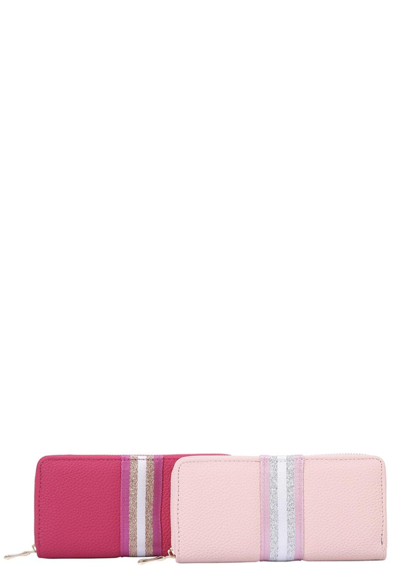FASHION SMOOTH STRIPE COLOR WALLET