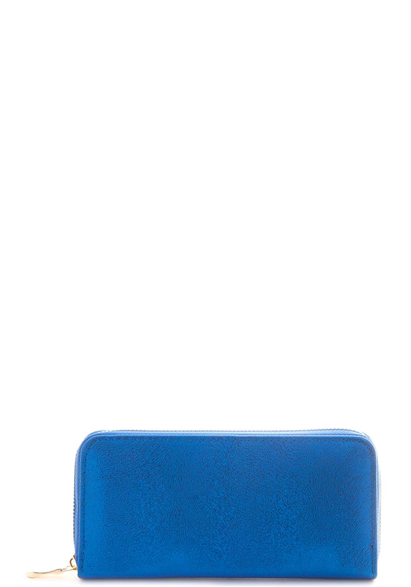 SHINY COLOR ZIPPER WALLET