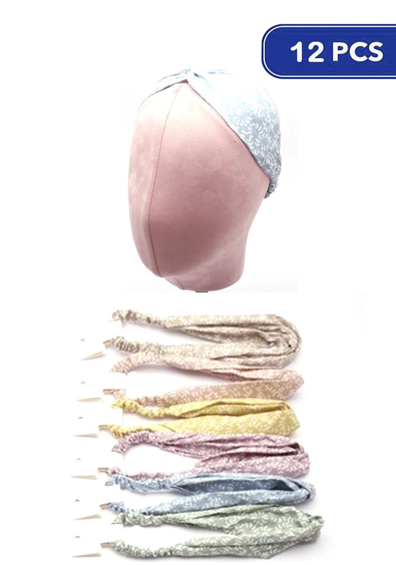 FASHION FLOWER HEADBAND (12 UNITS)