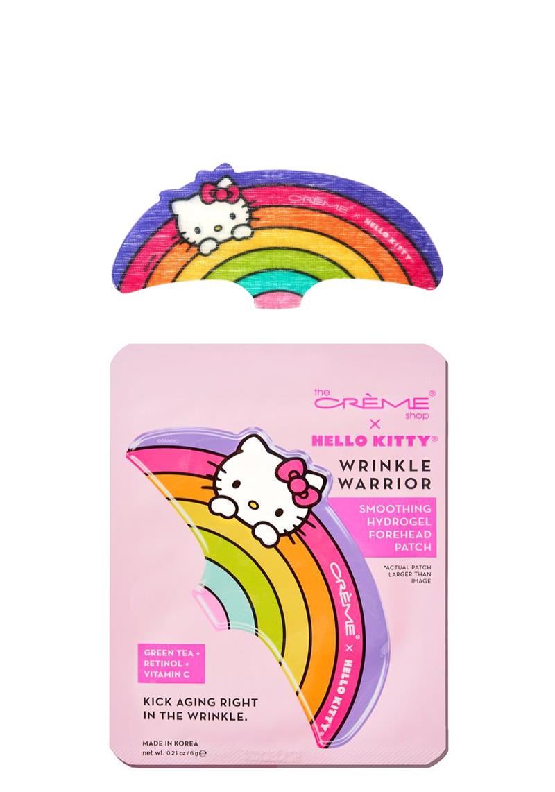 THE CREME SHOP HELLO KITTY SMOOTHING HYDROGEL FOREHEAD PATCH 6 PC SET