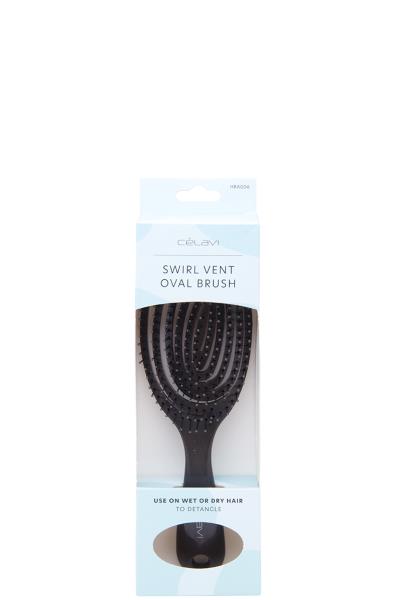 SWIRL VENT OVAL HAIR BRUSH
