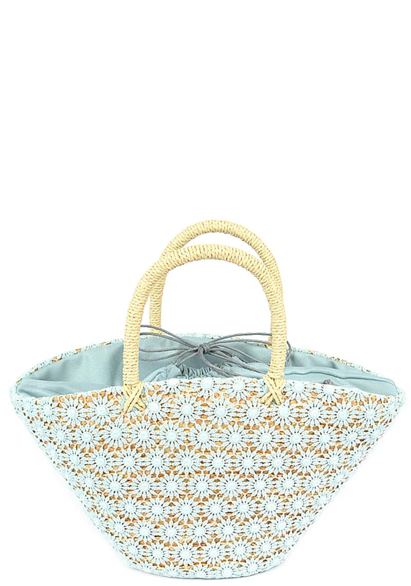 COLORFUL DAISY HANDMADE BEACH BAG