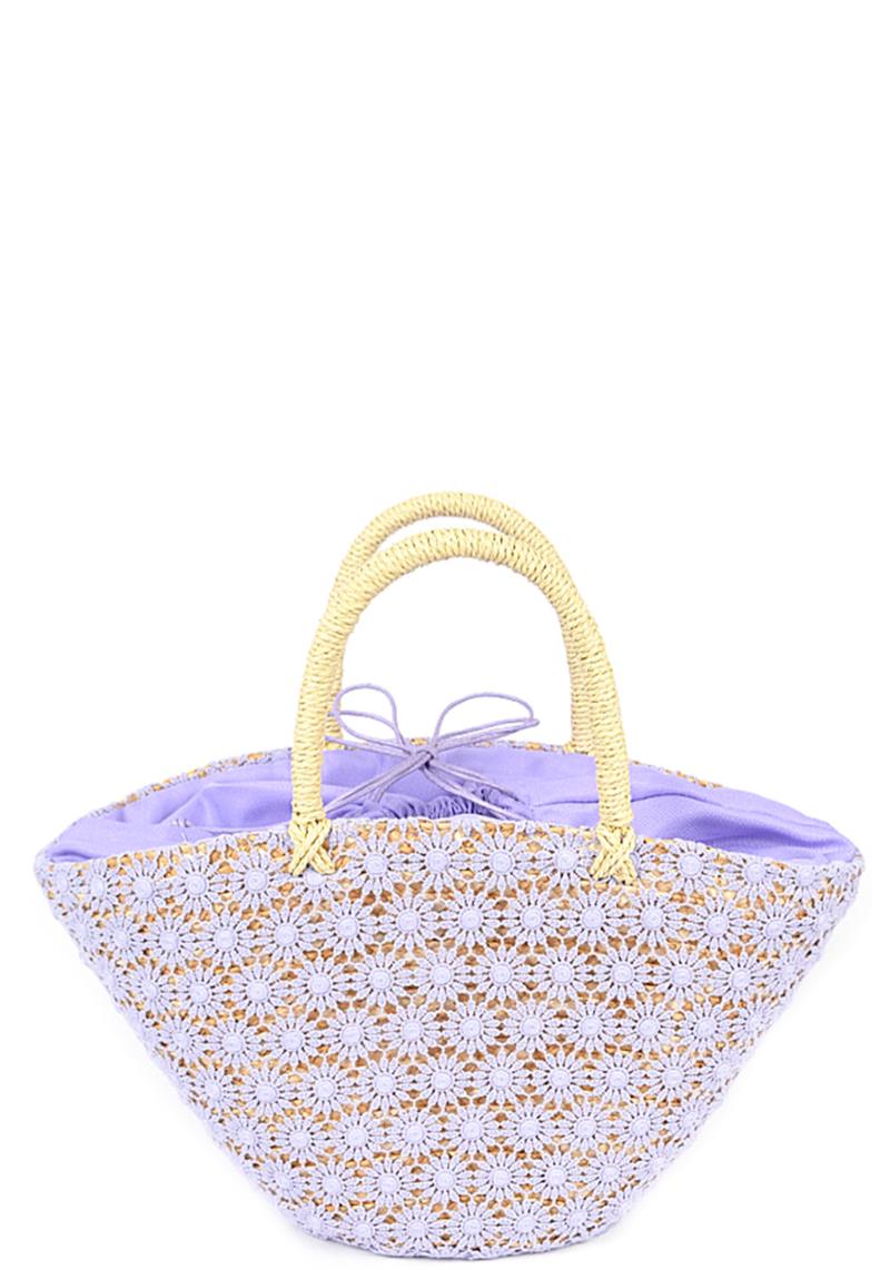 COLORFUL DAISY HANDMADE BEACH BAG