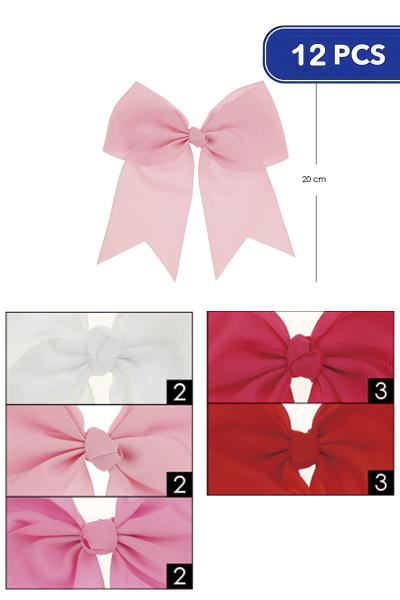 FASHION RIBBON HAIR BOW  (12 UNITS)