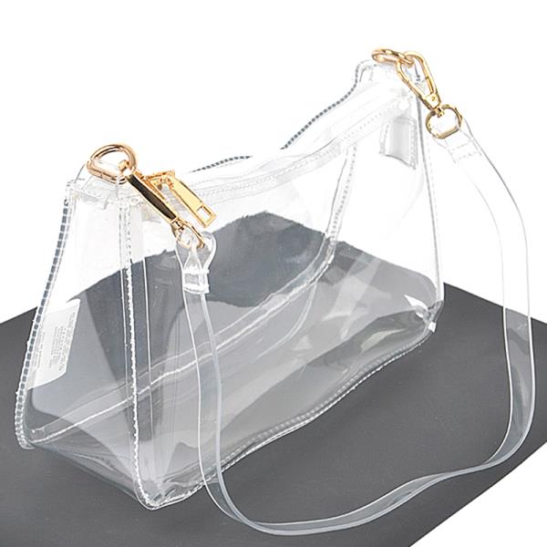 TRANSPARENT SHOULDER BAG