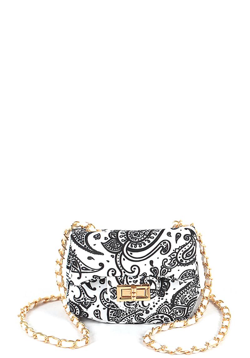 BANDANA PRINT MINI CROSSBODY BAG