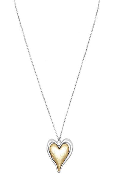 HEART PENDANT LONG NECKLACE