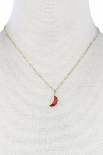 MOON CHARM NECKLACE