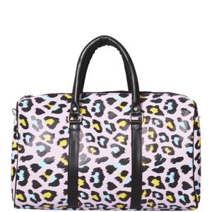 ANIMAL COLORIZED PRINT TRAVEL DUFFEL BAG