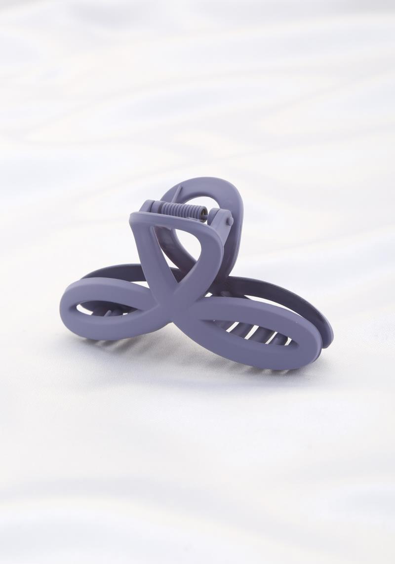 SMOOTH TEXTURE RIBBON SHAPE HAIR CLIP