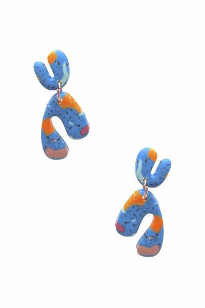 FASHION CLAY DANGLE EARRING