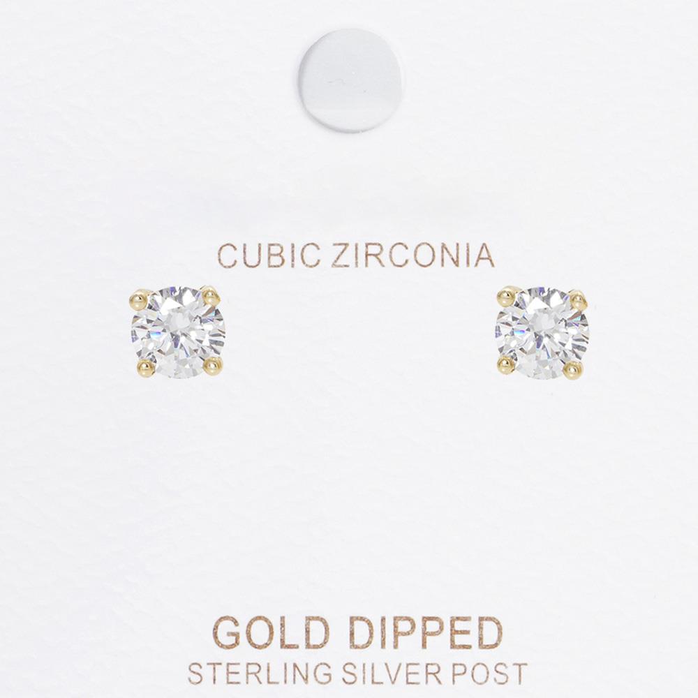 CRYSTAL STUD EARRING