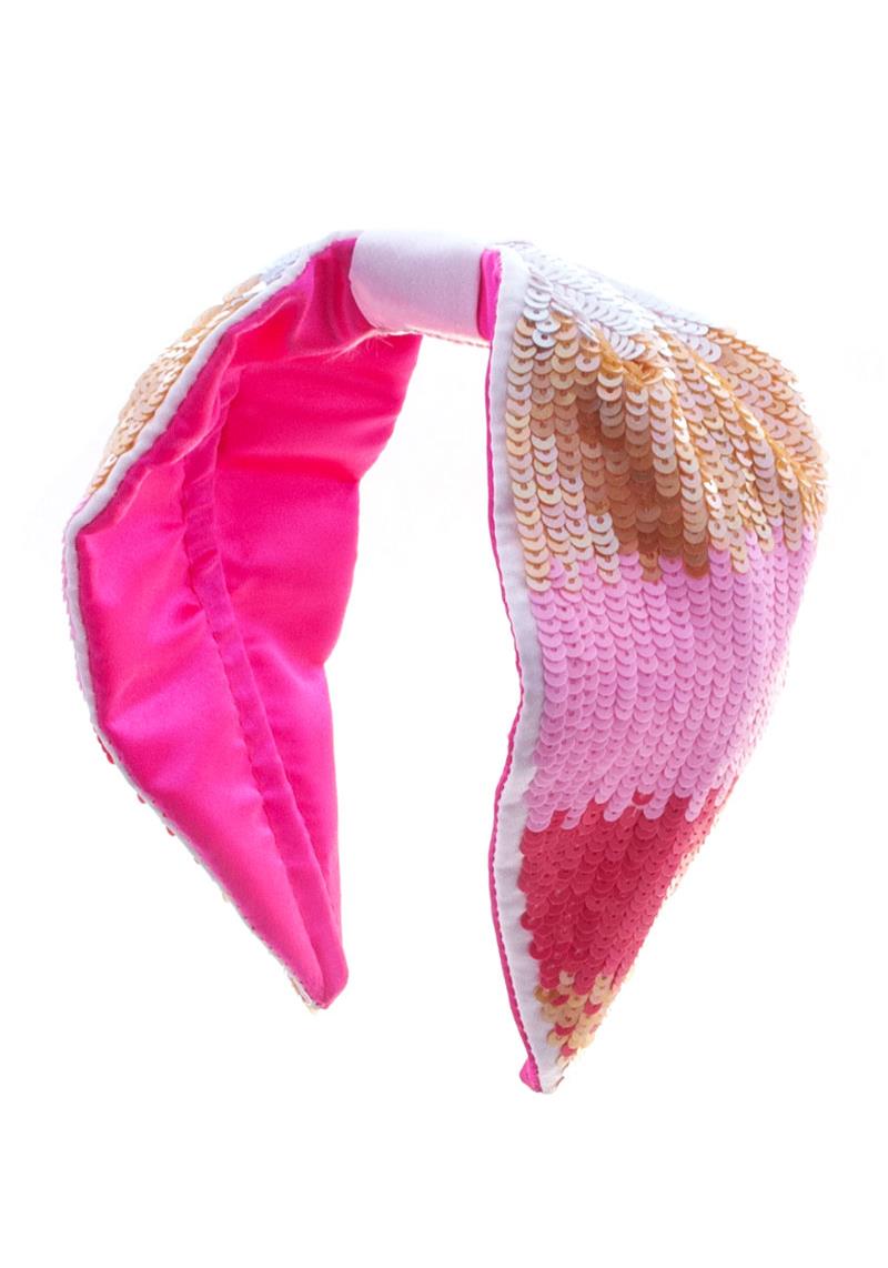 FASHION SEQUIN SPANGLE EMBROIDERY HEADBAND